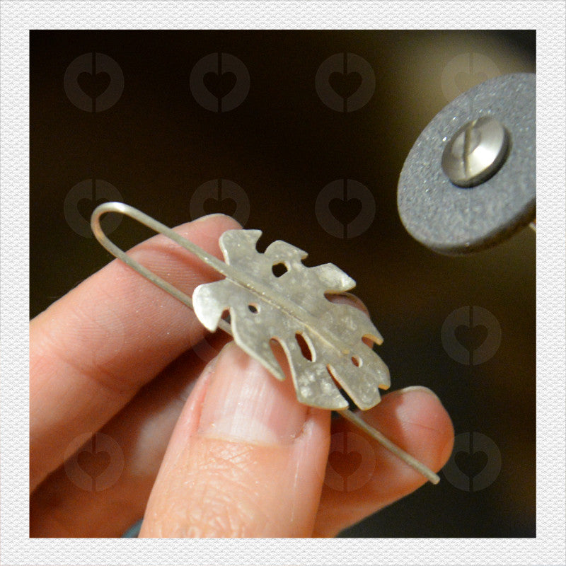 Earrings Bullet Leaves